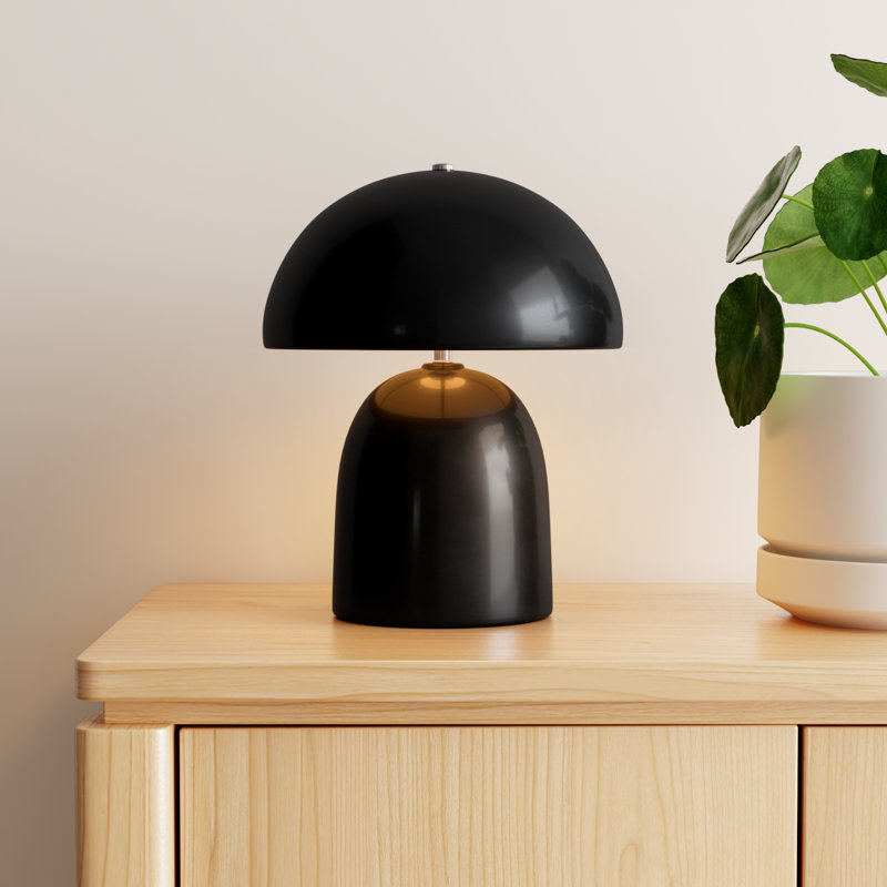 Hardacre Ceramic Table Lamp, Gloss Black