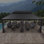 Toit en métal avec lumière 20 pi L 12 pi. D Pavillon de jardin en aluminium