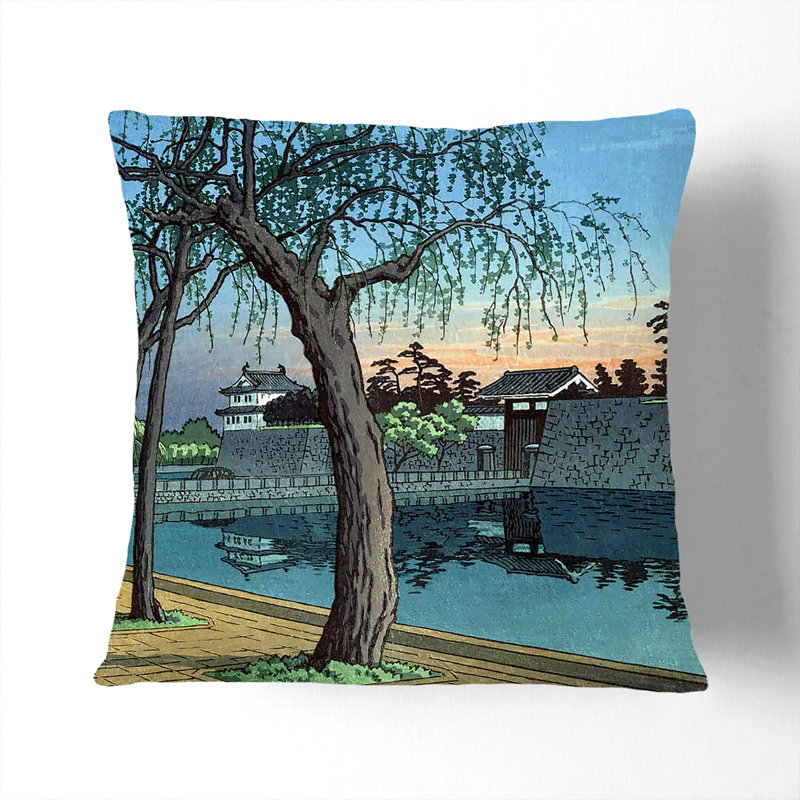 Square Throw Cushion, Black, 40cm H x 40cm W x 15cm D