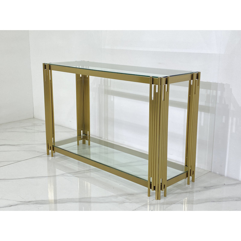 Console en verre Karol