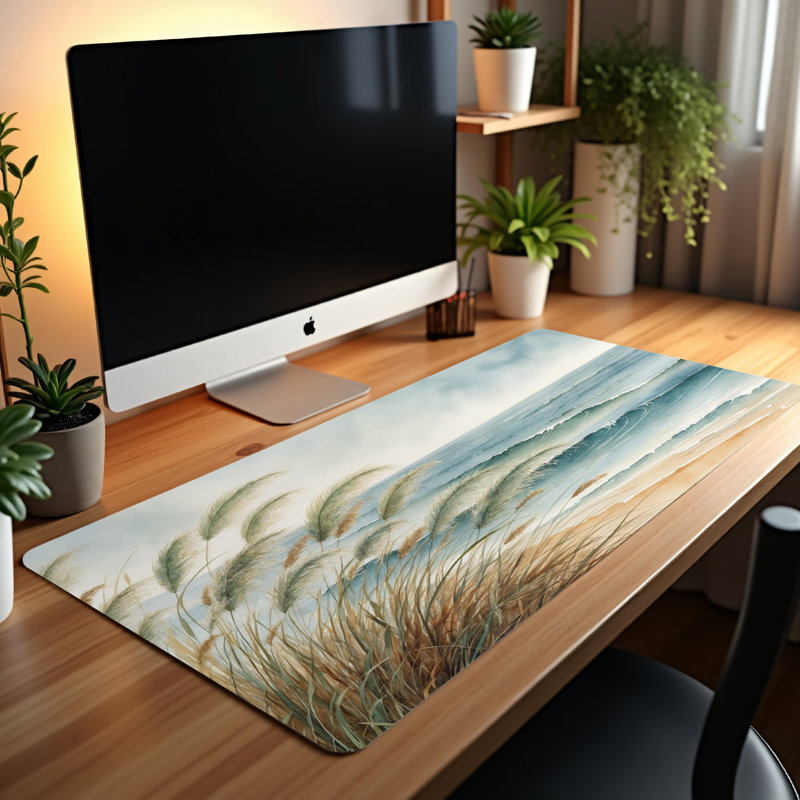 Polyester Desk Pad, 31.5x15.5