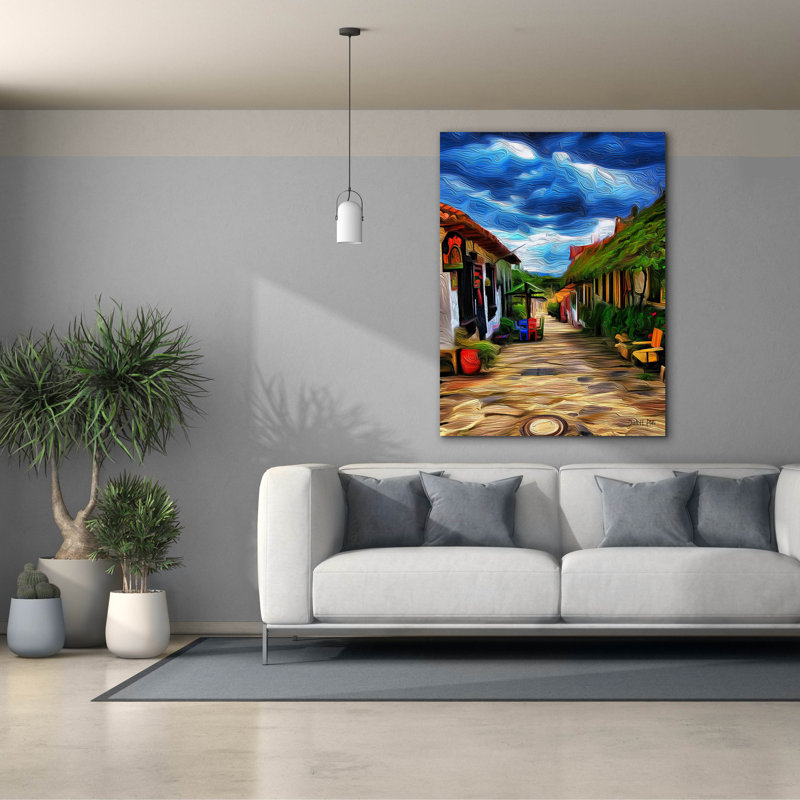 «Epic Graffiti» Colombian Steets »par Dante Plata, art mural sur toile, 40 po x 54 po, H 54 po x l 40 po