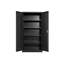 Armoire à outils 71 po en acier à outils avec portes et 4 tablettes