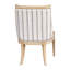 Chaise rembourrée avec garniture cloutée