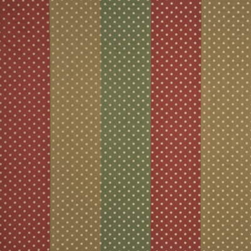 Mirabel Stripe Silk Fabric, Red/Brown