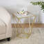 TABLE D'APPOINT CRÉATIF SIMPLE EN VERRE