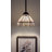 Simonson Tiffany Mini Hanging Lights White Stained Glass Hexagon LED Bulb Included 8”W*8”D*60”H