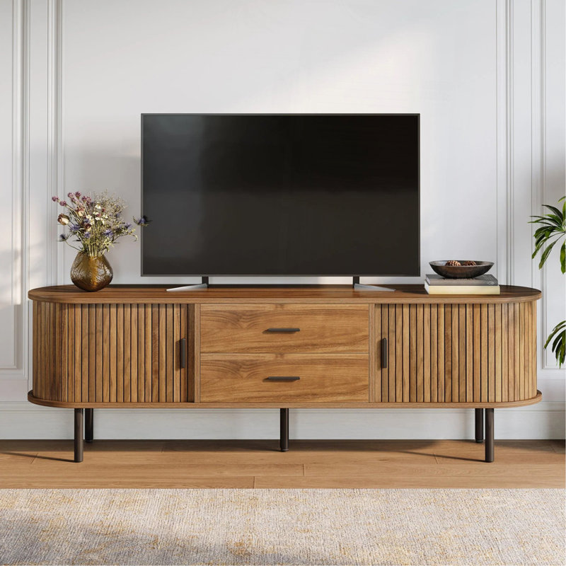 Meuble télé 70,87 po Mid-Century