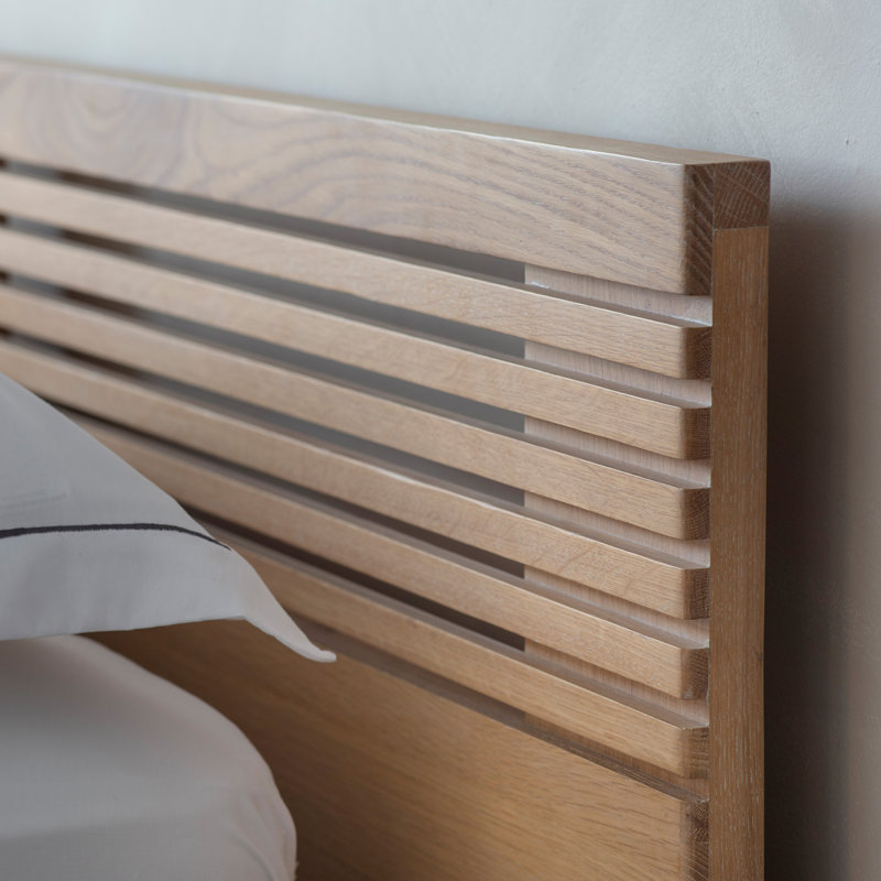 Greggery Solid Wood Bed, Double (4'6)