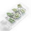 12 crochets de rideau de douche à feuilles 12PCS, crochets de rideau de douche décoratifs en feuille de plante verte en métal antirouille mignon anneaux de rideau de douche en eucalyptus