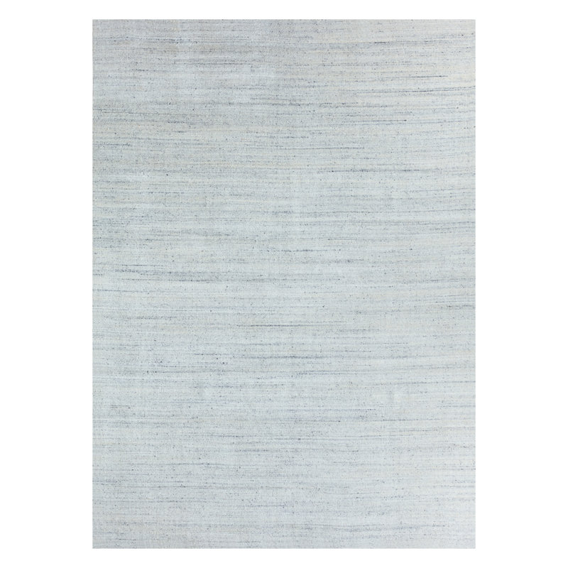 Tapis blanc / gris fait à la main Jaipur Living Vassa (6 pi x 9 pi), Rectangle 6 pi x 9 pi