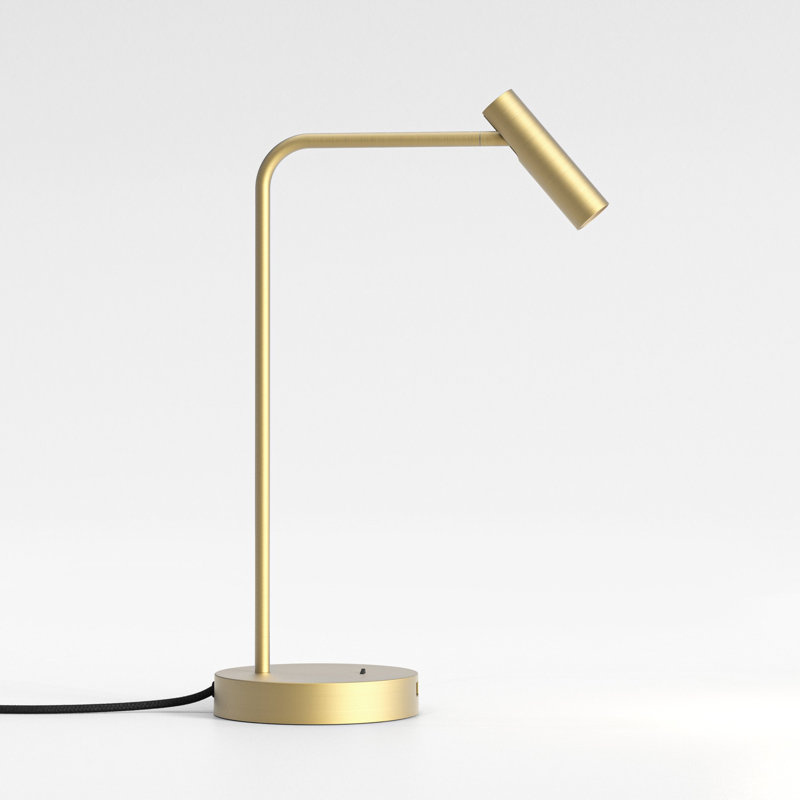 Enna Desk USB C, Matte Gold
