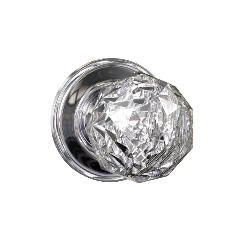 Poignée de passage en cristal poli Bravura 926-0