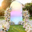2.2m Wedding Arch Stand Round Top and Half Moon, Backdrop Stand Arch Colourful Elastic Shiny, Decorative Arches for Party, Wedding, Baby Shower, Banquet-352379900