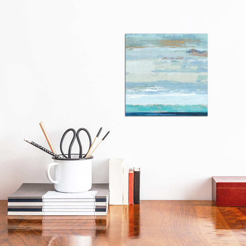 Sea Shore I by PI Galerie - Wrapped Canvas Panoramic Painting, 30.48 cm H x 30.48 cm W