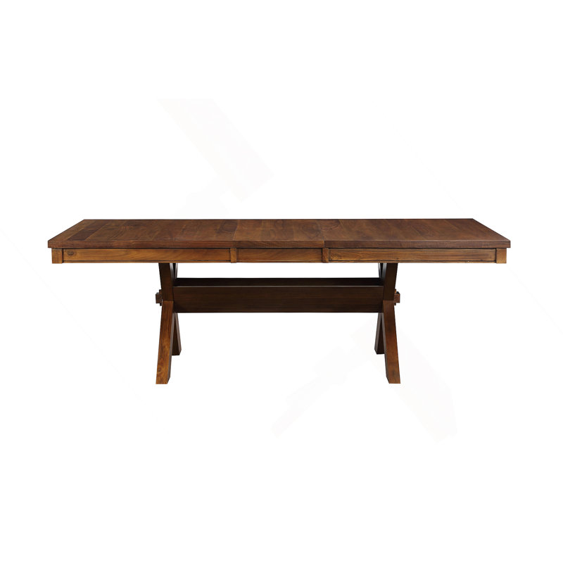 Apollo Walnut Finish Dining Table (W/1 Butterfly Leaf)