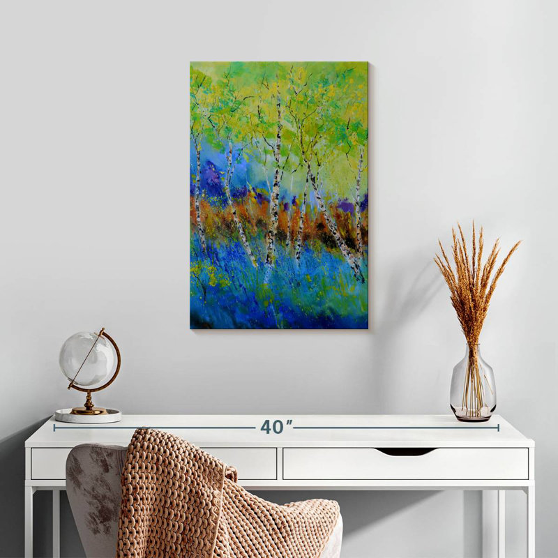 Avery A Few Aspen Trees, 24" H x 16" W