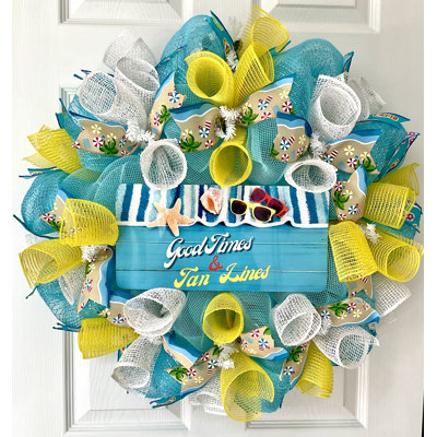 Summer Wreath Good Times And Tan Lines