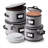 4-Piece Hard Shell Dinnerware Storage Set