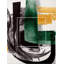 Moderne vert Art déco VI - Horloge murale asymétrique transitionnelle-106133872