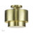 Acklin 2 Light Antique Brass Medium Semi-flush-135025479-135025497