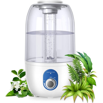 C&g Home Cool Mist Ultrasonic with Adjustable Humidistat for 25 Cubic Feet