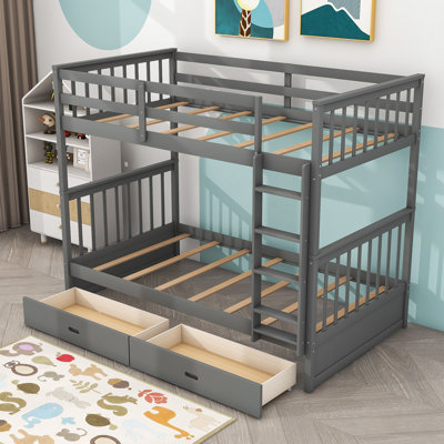 Dorethea 2 Drawer Standard Bunk Bed by Harriet Bee by Harriet Bee