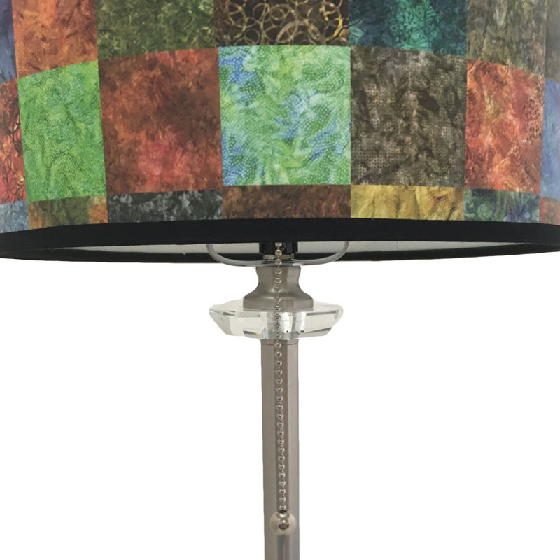 Lampe buffet 28" crystal McWilliams, Nickel