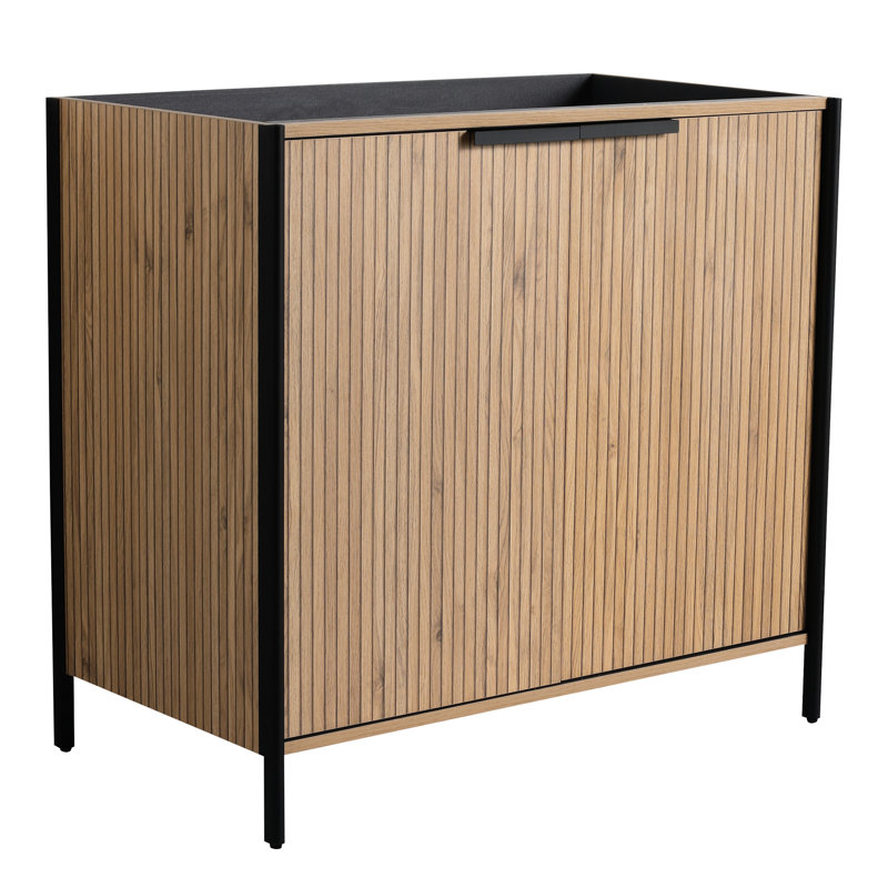 Armoire de salle de bain 36 po - Contreplaqué de meuble-lavabo moderne contemporain, 36"