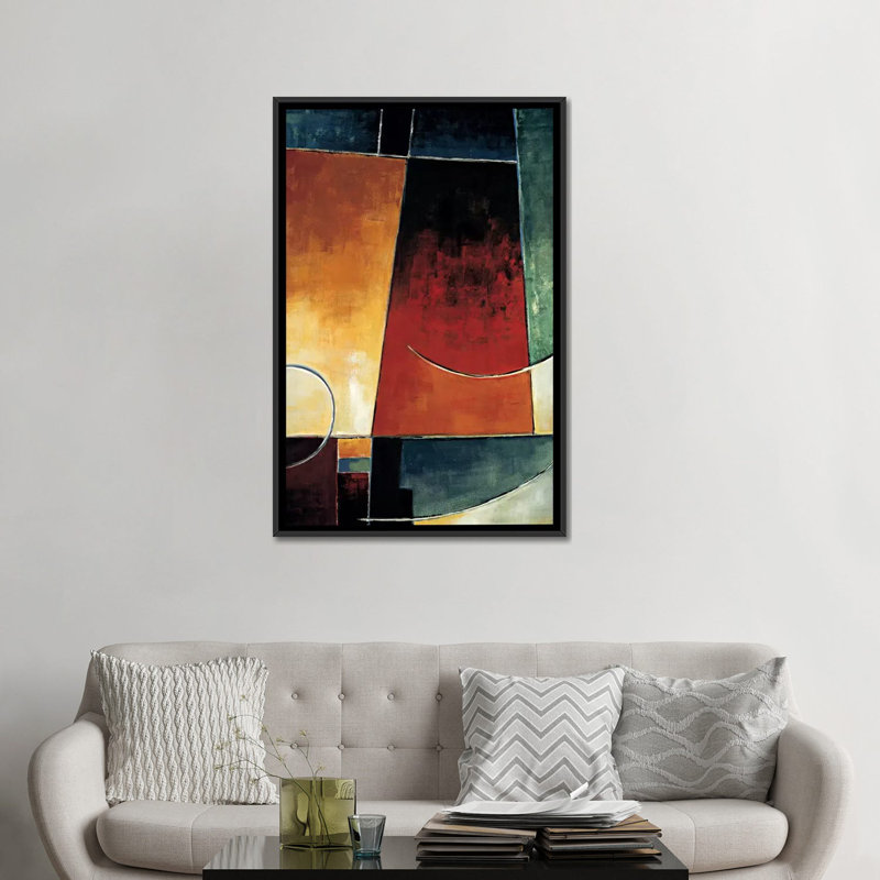 «In the Mix I», reproduction d'art sur toile, H 26 po x l 18 po x P 1,5 po, Toile avec cadre noir, Pas de tapis