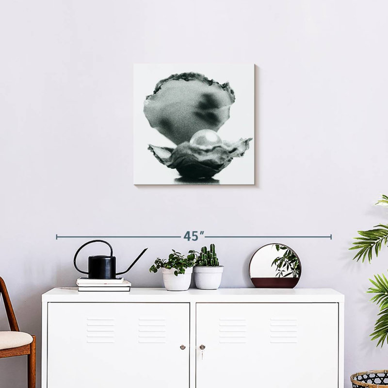 Brampt Monochromatic Oyster Pearl, 20'' H x 20'' W
