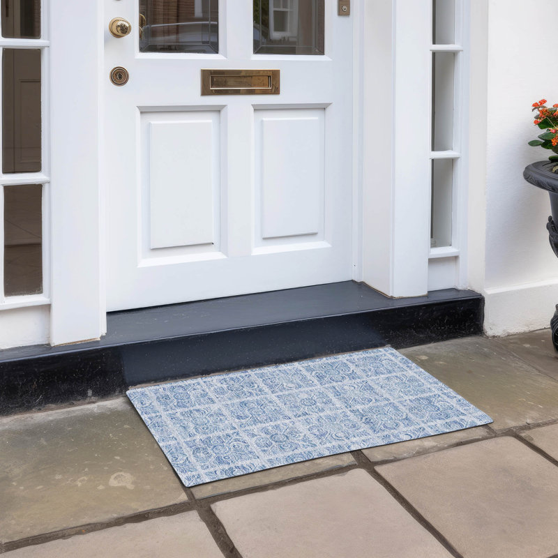  Tapis d'entrée antidérapant mâle, Rectangle 1 pi 8 po x 2 pi 6 po