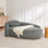 Fauteuil paresseux moderne simple ovale avec dossier intégré, accoudoir latéral et coussin, chaise longue compacte
