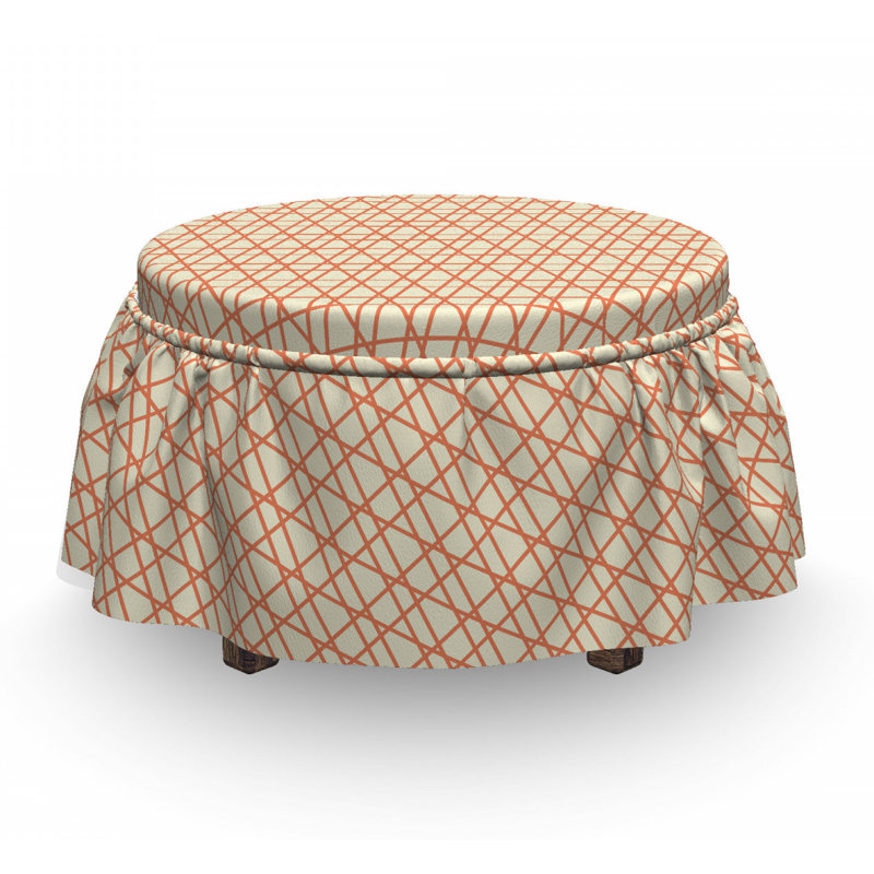 Box Cushion Ottoman Slipcover