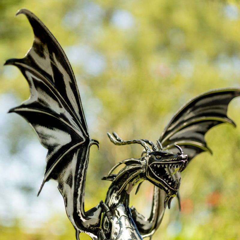 Piquet de jardin dragon "Moonfyre"