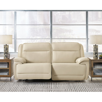 Double Deal 2-Piece Power Reclining Loveseat Sectional