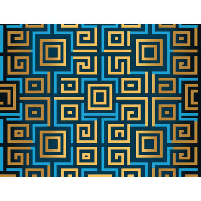 Couverture en molleton Greek Key