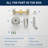 2 Handle Shower Faucet Set With Tub Spout Bathtub Shower Faucet Combo Set Shower System Complete Tub And Shower Trim Kit Wall Mounted Shower Fixtures-99277317