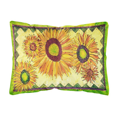 Coussin décoratif intérieur / extérieur Sunflowers