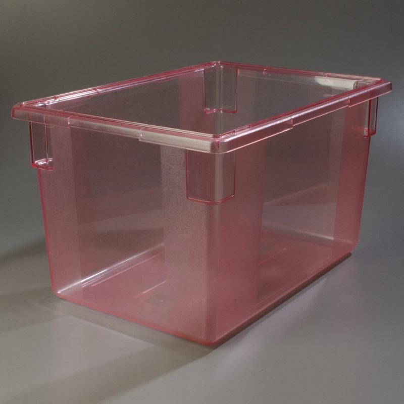 Contenant alimentaire rectangulaire en plastique 21,5 gallons Carlisle Food Service Products, Rouge