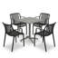 Plastic Patio Dining Set Table,-1420637077