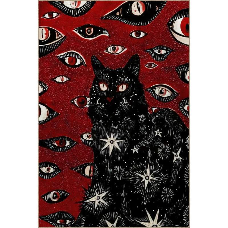 Tapis décoratif moderne Mira, Tapis de couloir 3 pi 9,81 po x 6 pi 6,74 po