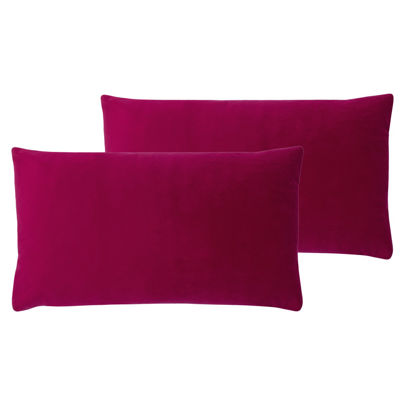 Strader Rectangular Lumbar Cushion, Cerise