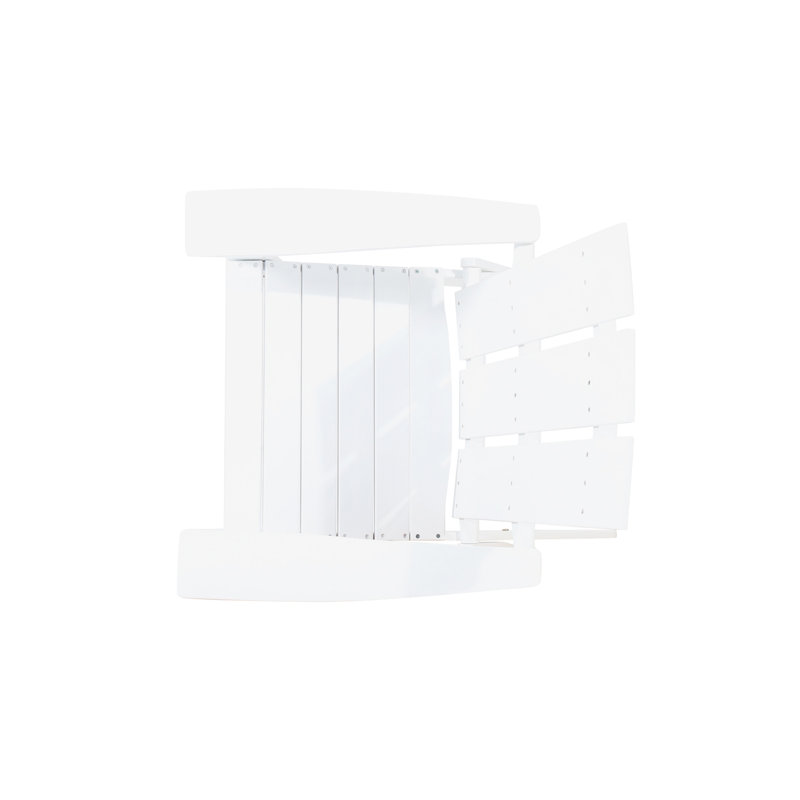 Chaise Adirondack pliable pour patio, Blanc