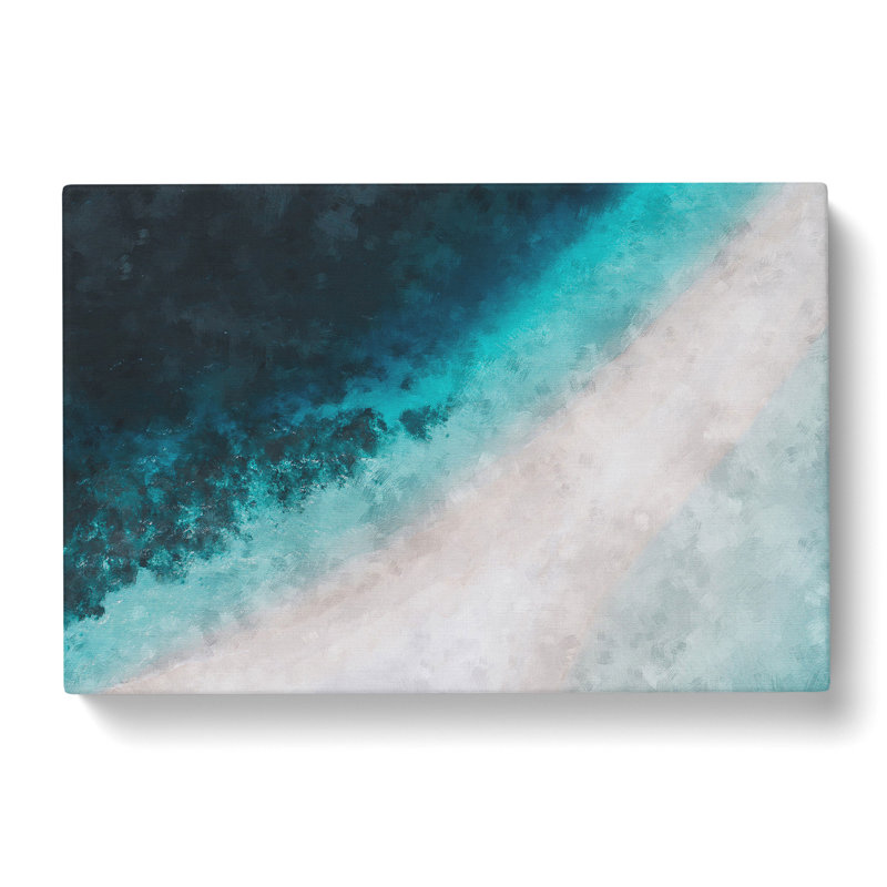 Cocoa Island Beach Painting - Wrapped Canvas, 40cm H x 60cm W x 4cm D