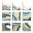 " Geode Abstract Waves " by Grace Popp 9 - Pieces