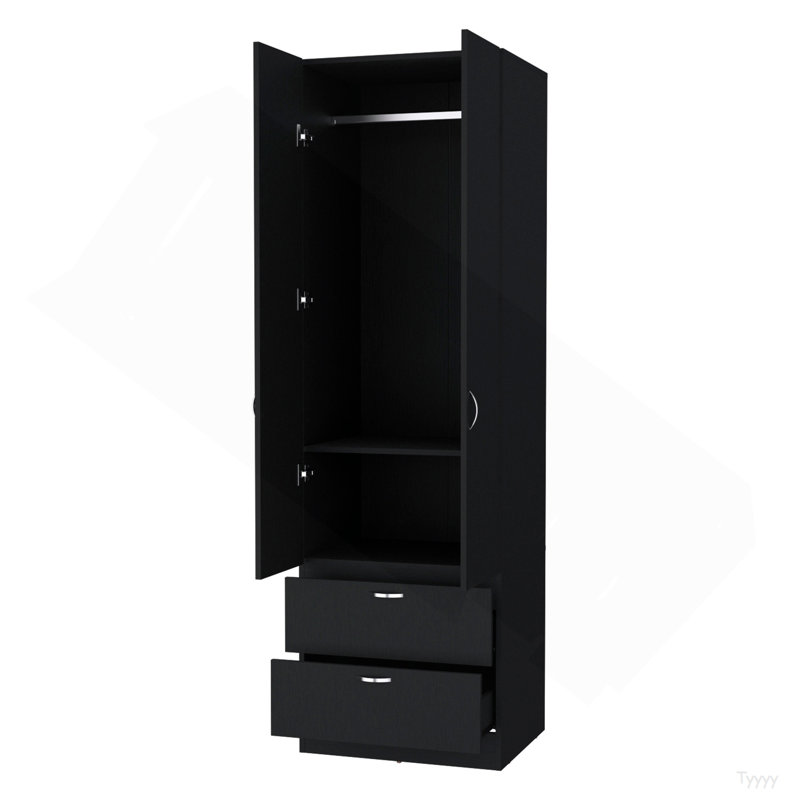 Armoire 2 tiroirs Wenge