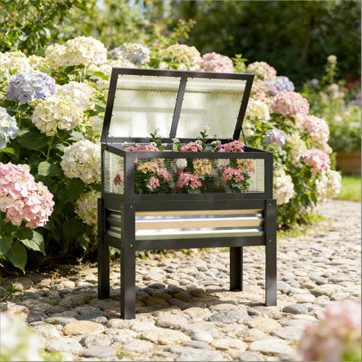 Boîte à fleurs, jardinière surélevée, jardin surélevé