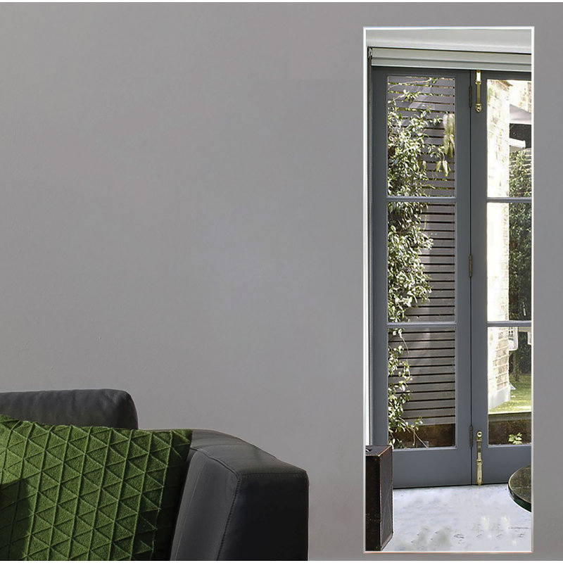 Derosier Metal Flat Wall Mirror, 58" H x 20" W