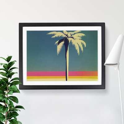Abstract Palm Tree Art Vol.4 - Framed Print